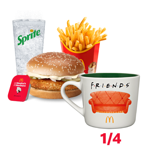 Meniu "FRIENDS" Vegetable Burger Cană